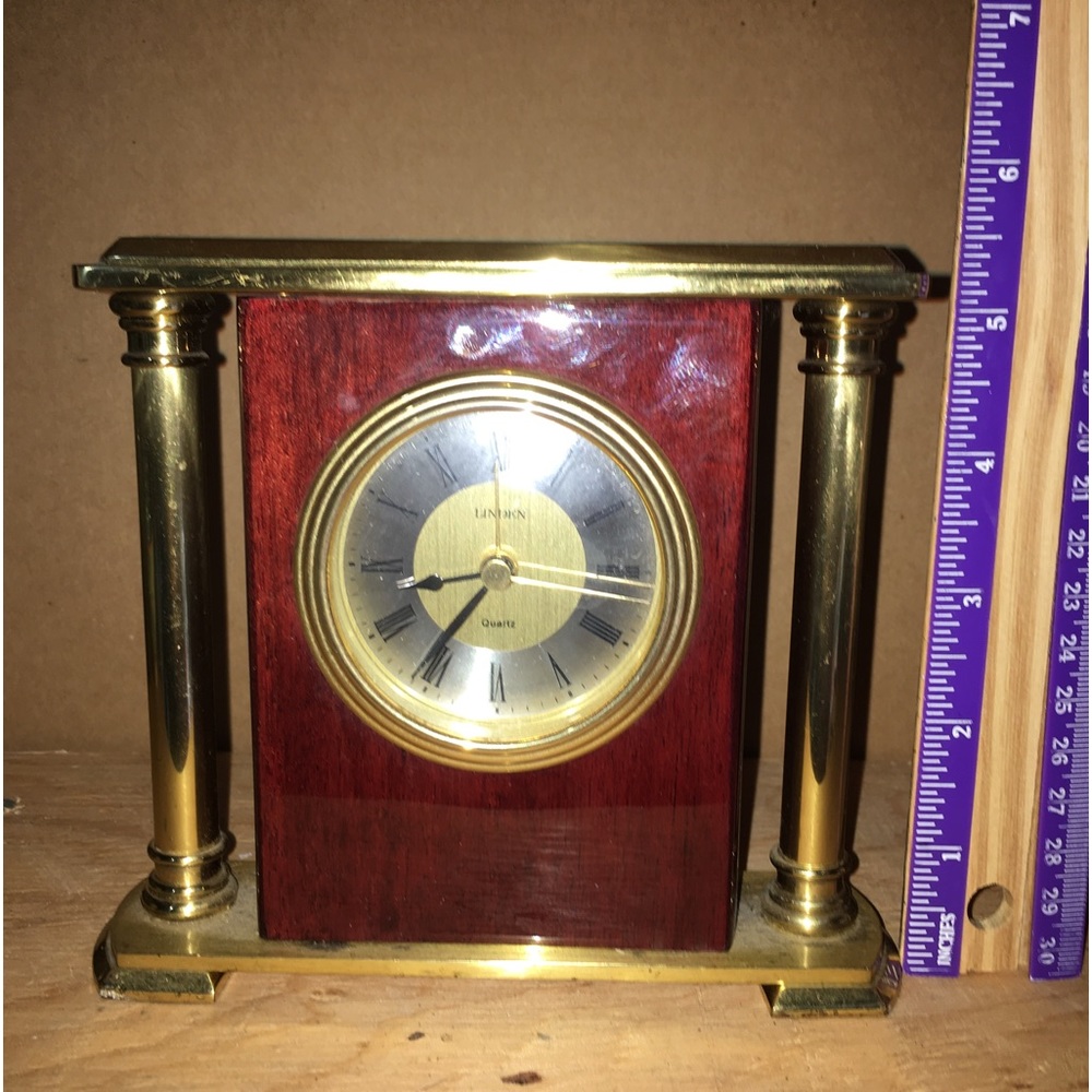 Linden Quartz Mantel Clock - Vintage